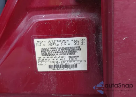 2008 Nissan Sentra 2.0S из США, поврежденный, VIN 3N1AB61E68L653574